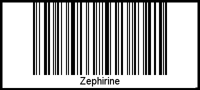 Barcode-Foto von Zephirine
