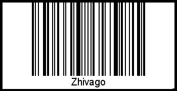 Interpretation von Zhivago als Barcode