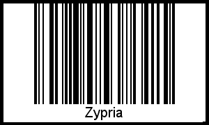 Barcode-Grafik von Zypria