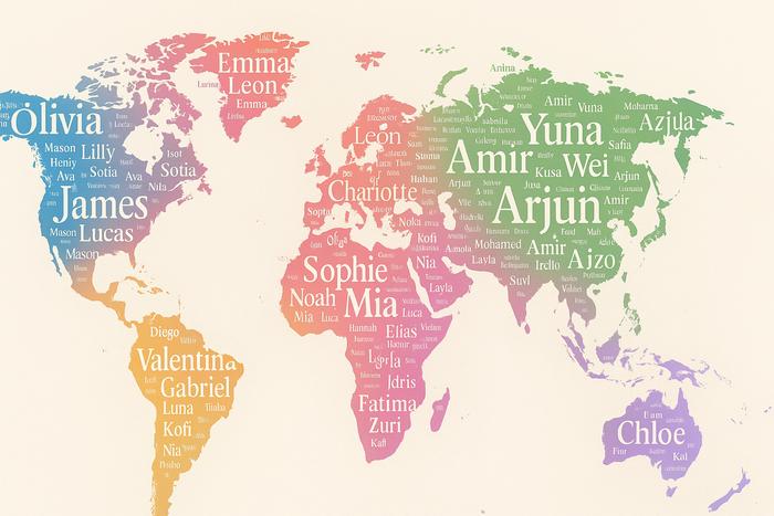 Vorschaubild zu Vornamen der Welt