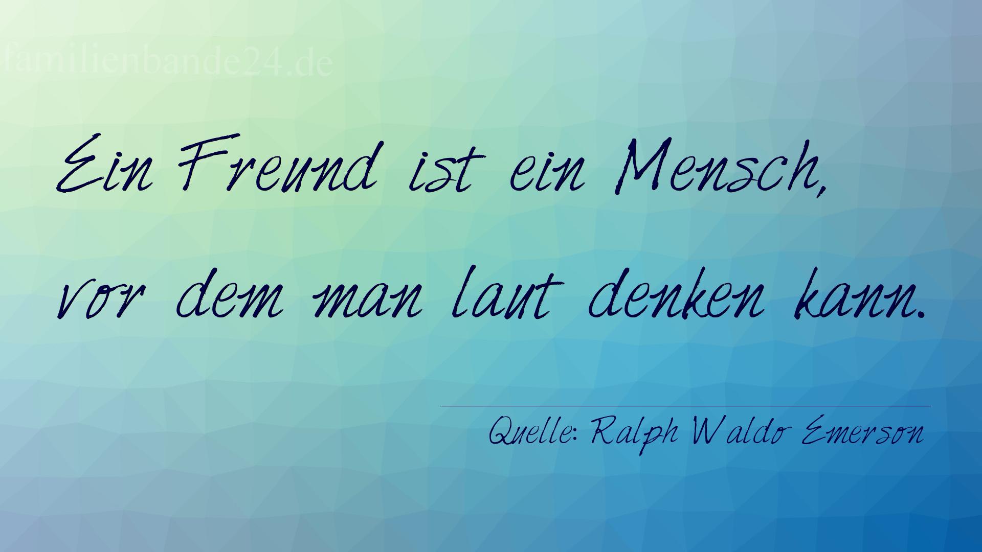 Vorschaubild  für Aphorismus  Nr. 1181  (von Ralph Waldo Emerson)