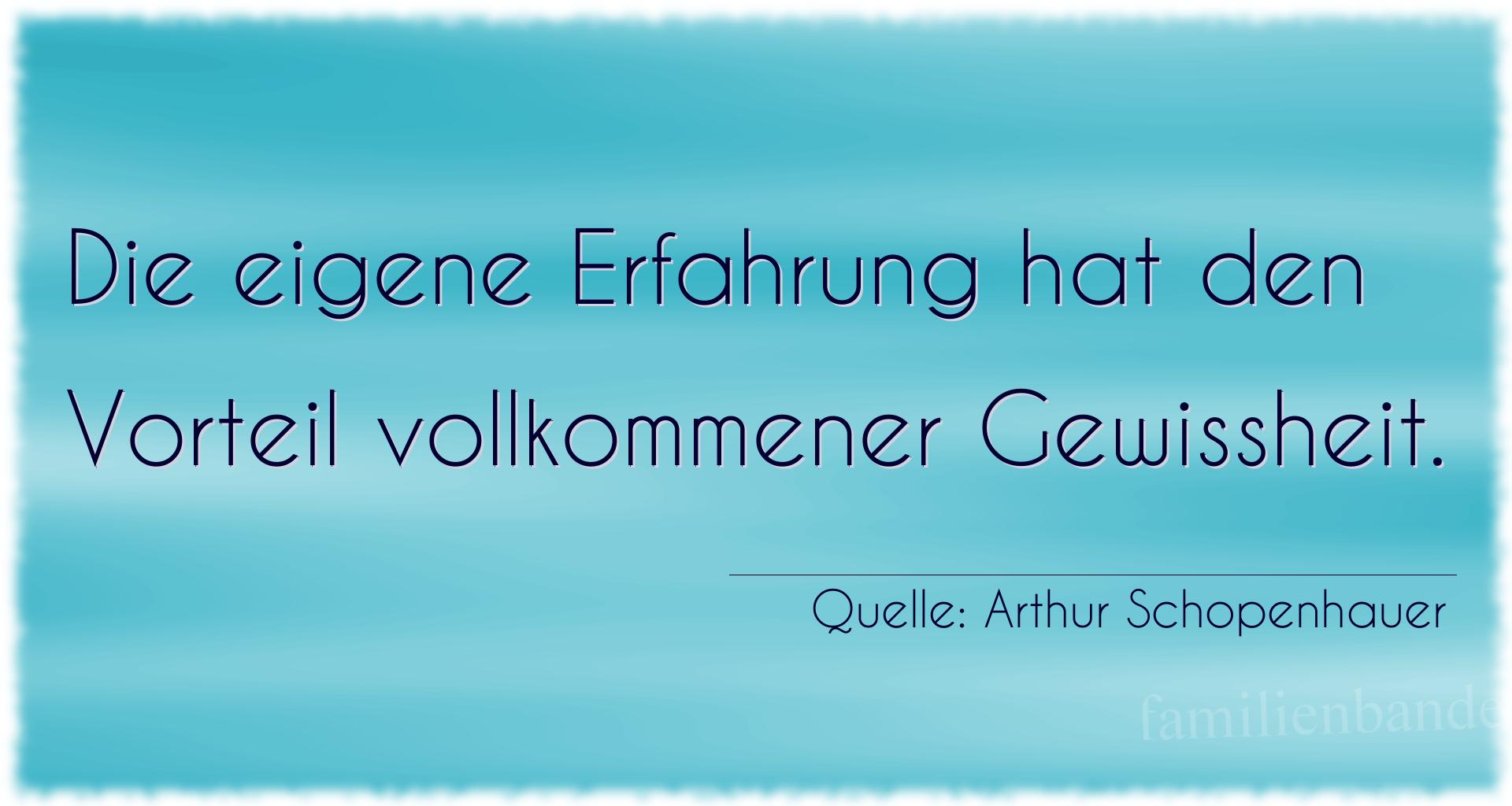 Aphorismus Nr. 1250, Quelle Arthur Schopenhauer