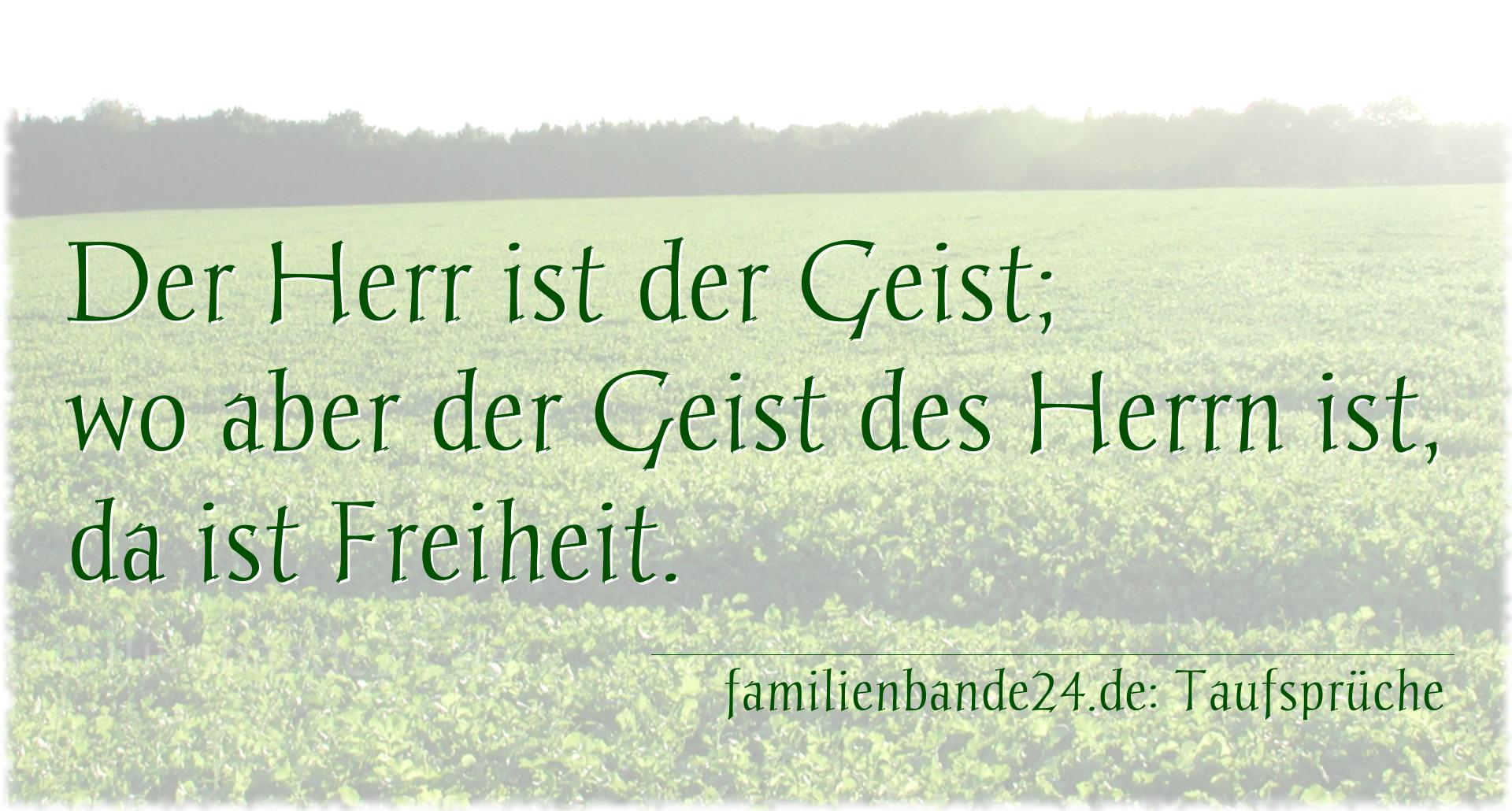 Vorschaubild  zu Bild von Taufspruch  No. 1555 