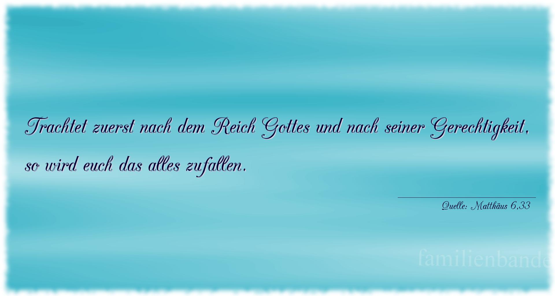 Voransicht Foto  zu Taufspruch  No. 304  (von Matthäus 6,33)