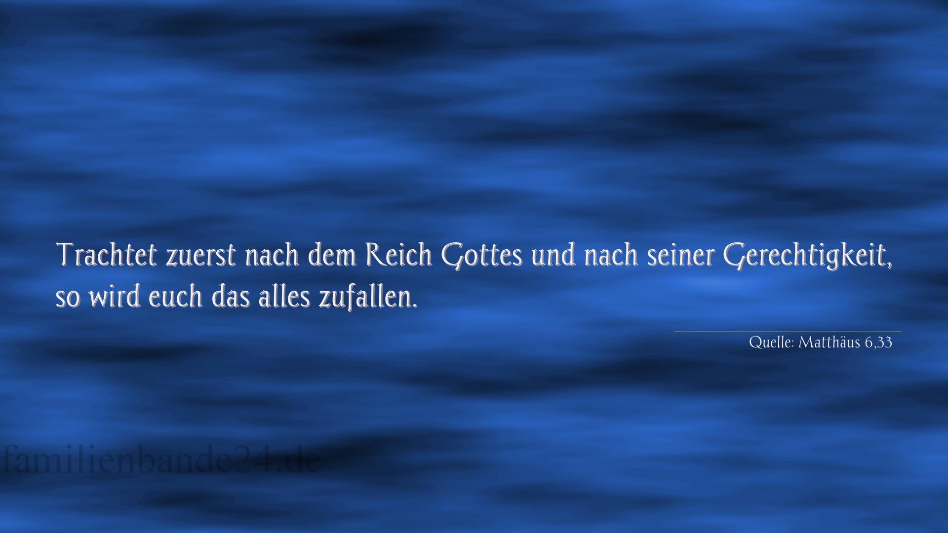 Voransicht Foto  zu Taufspruch  Nummer 304  (von Matthäus 6,33)