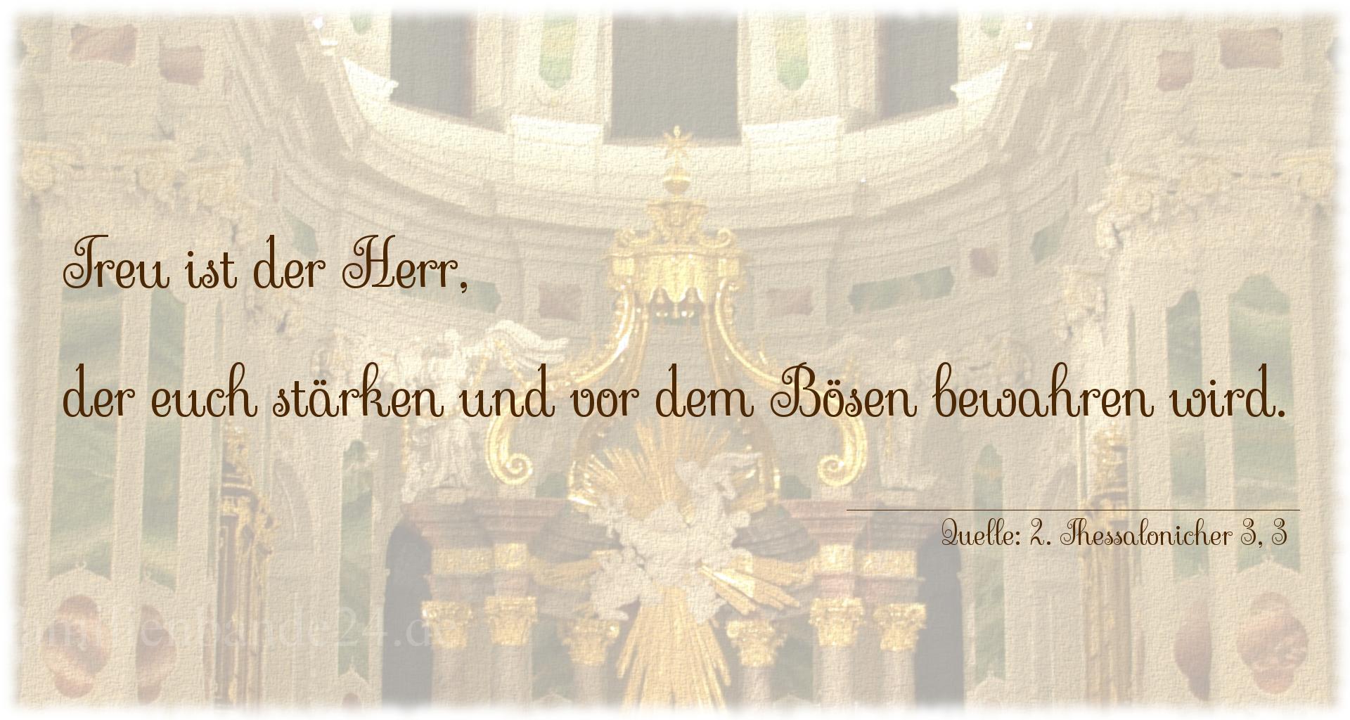 Voransicht Foto  zu Bild von Taufspruch  Nummer 312  (von 2. Thessalonicher 3, 3)