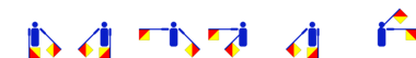 Vorname Gashaw im Winker-Alphabet