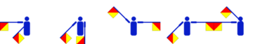 Der Voname Haymo im Flaggencode