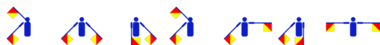 Vorname Ingimar im Winker-Alphabet