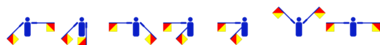 Der Voname Mashhur im Flaggencode