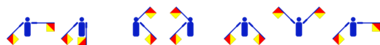 Vorname Maxinum im Winker-Alphabet