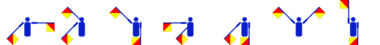 Der Voname Michaud im Flaggencode