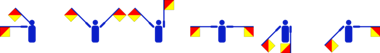 Der Voname Outram im Flaggencode