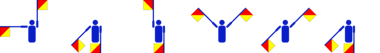 Vorname Padula im Winker-Alphabet