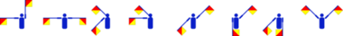 Vorname Prioleau im Winker-Alphabet