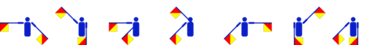 Vorname Schimea im Winker-Alphabet