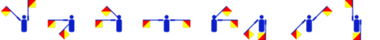 Der Voname Thorwald im Flaggencode