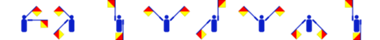 Vorname Widukund im Winker-Alphabet