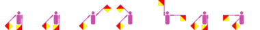 Der Voname Aalijah im Flaggencode