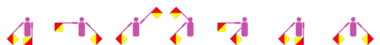 Der Voname Aslihan im Flaggencode