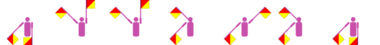 Vorname Attilia im Winker-Alphabet