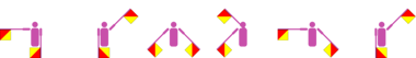 Vorname Benise im Winker-Alphabet