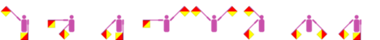 Vorname Chaquina im Winker-Alphabet