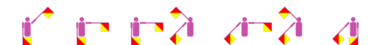 Vorname Effimia im Winker-Alphabet