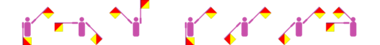 Der Voname Estello im Flaggencode