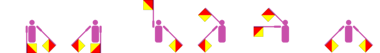 Vorname Gavion im Winker-Alphabet