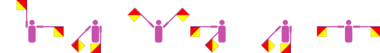 Vorname Jauhar im Winker-Alphabet