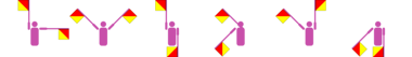 Der Voname Judita im Flaggencode