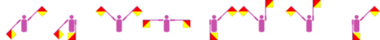 Der Voname Laurette im Flaggencode