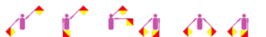 Vorname Lewana im Winker-Alphabet