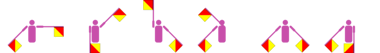 Der Voname Mevina im Flaggencode