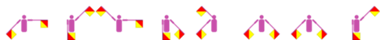 Vorname Meyginne im Winker-Alphabet