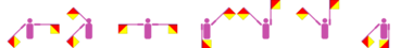 Der Voname Miretta im Flaggencode