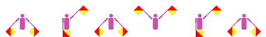 Vorname Nenuen im Winker-Alphabet