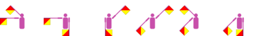 Der Voname Obelia im Flaggencode