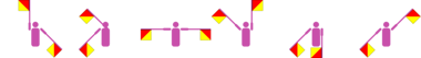 Vorname Virtal im Winker-Alphabet