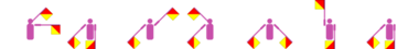 Vorname Walinda im Winker-Alphabet