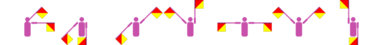 Der Voname Waltrud im Flaggencode