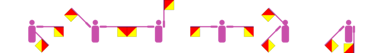 Der Voname Zypria im Flaggencode